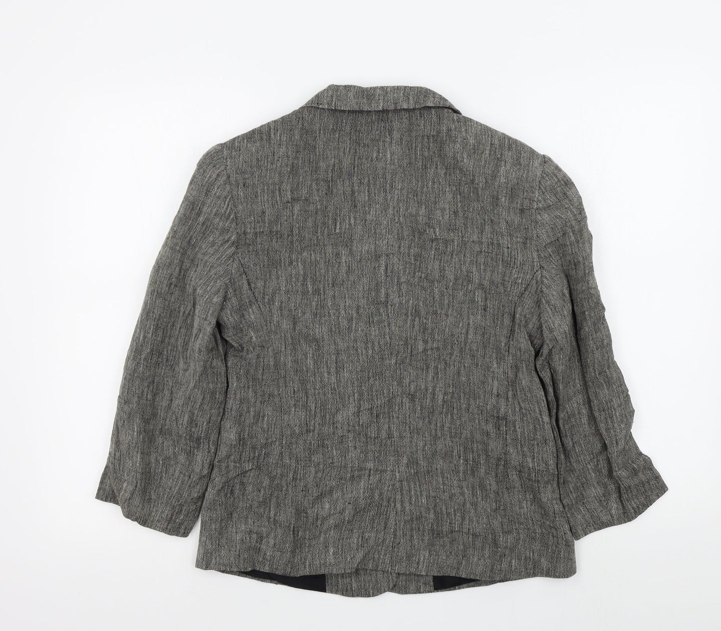 ALEX&CO Womens Brown Colourblock  Jacket Blazer Size 10