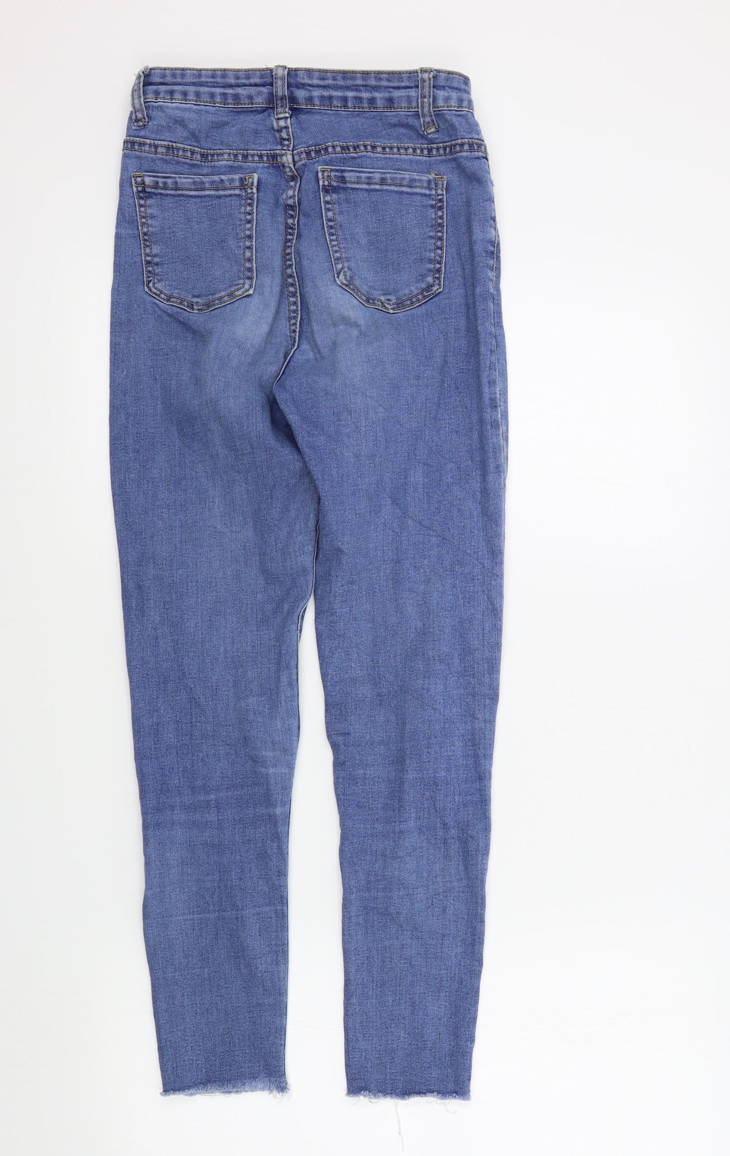 MOMOKROM Womens Blue   Skinny Jeans Size 8 L25.5 in