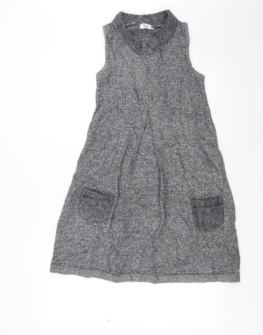 MITMAT MAMA Womens Grey  Knit Jumper Dress  Size S
