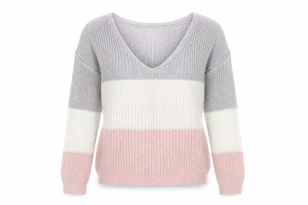 Cameo Rose Womens Pink Knit Pullover Jumper Size S - Twist Back Detail