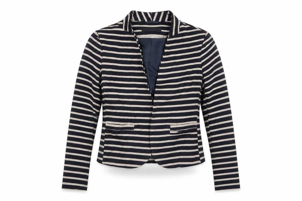 Dorothy Perkins Womens Black Striped  Jacket  Size 8
