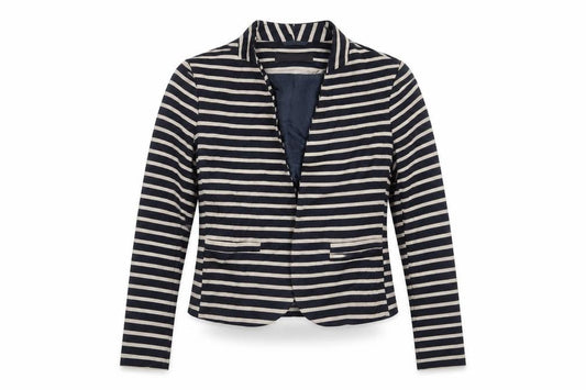 Dorothy Perkins Womens Black Striped  Jacket  Size 8
