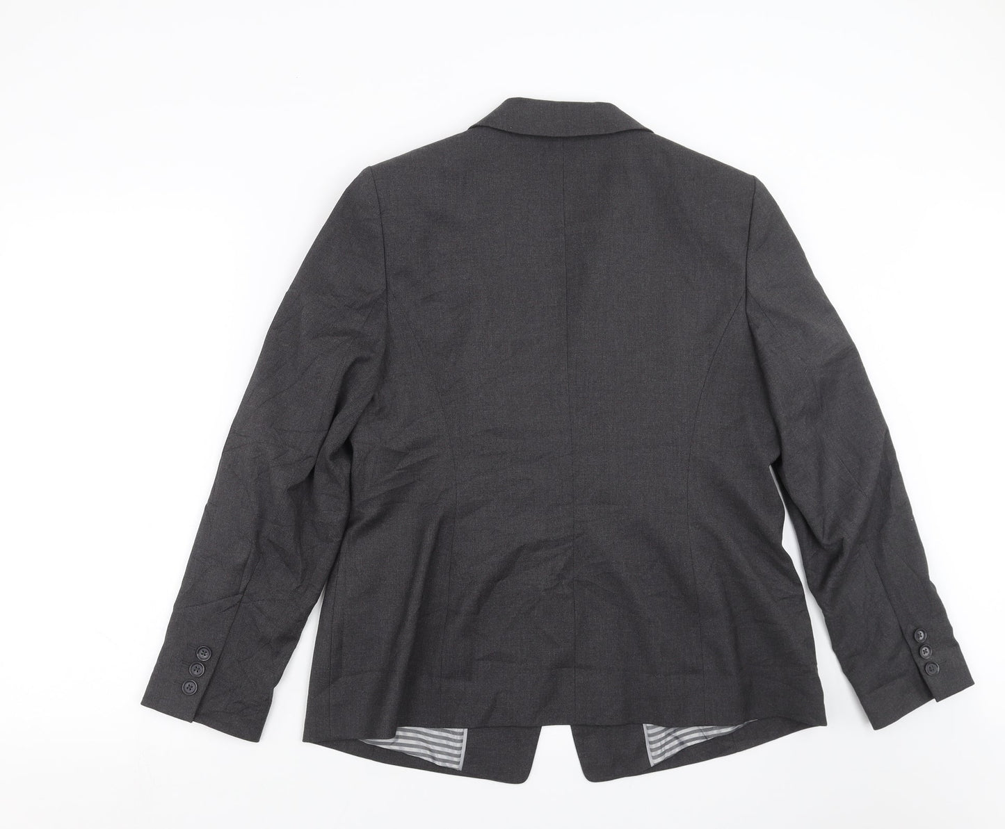 Marks and Spencer Womens Grey   Jacket Suit Jacket Size 16
