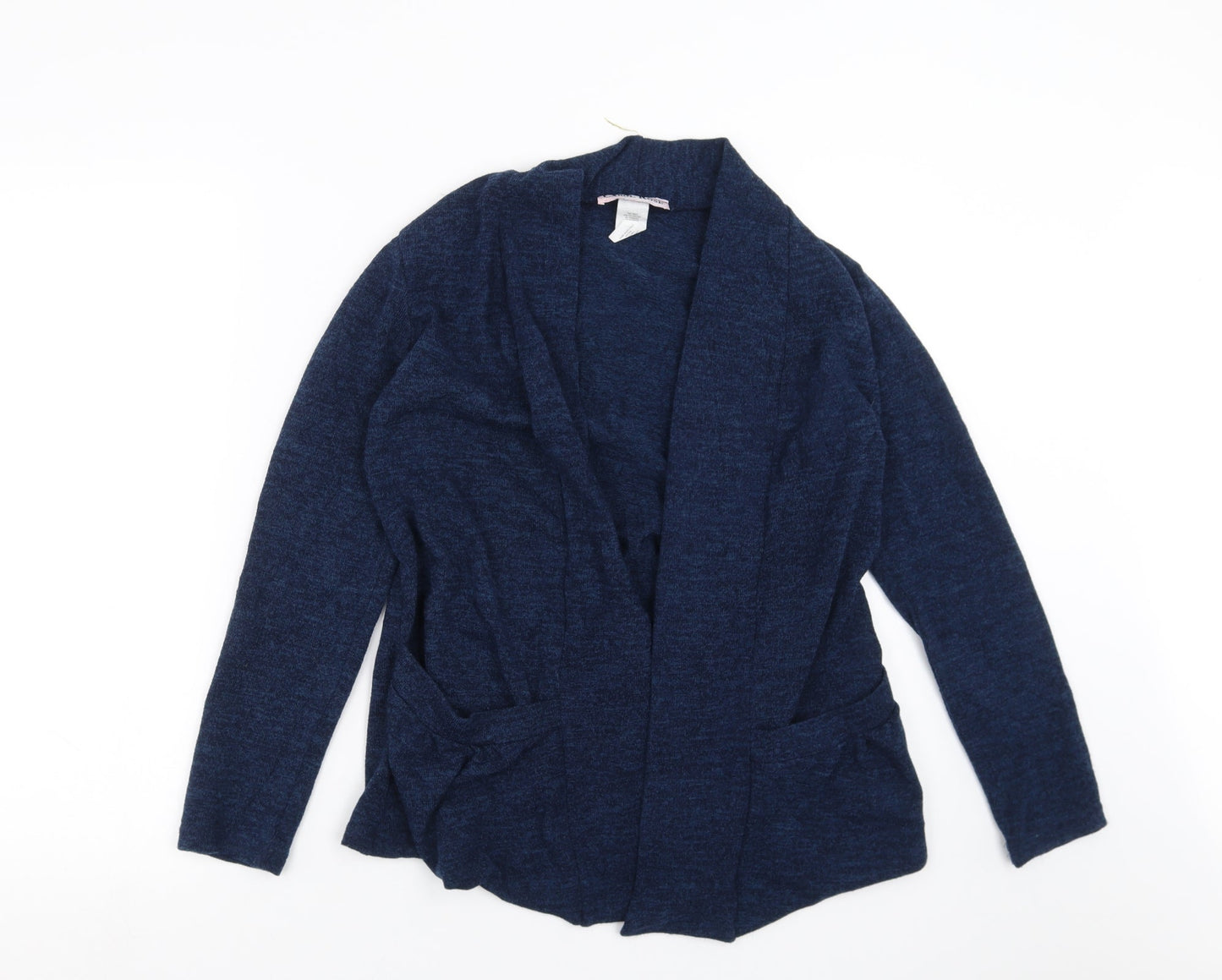 Carol Rose Womens Blue  Knit Cardigan Jumper Size M