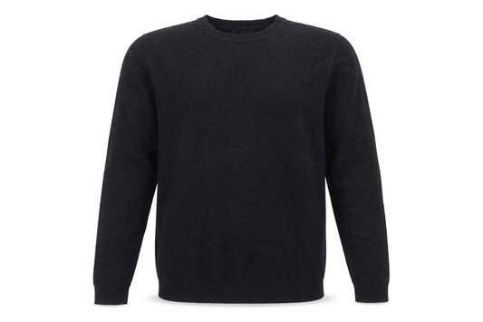 Front view of ASOS men’s beige knit jumper, size M, - long