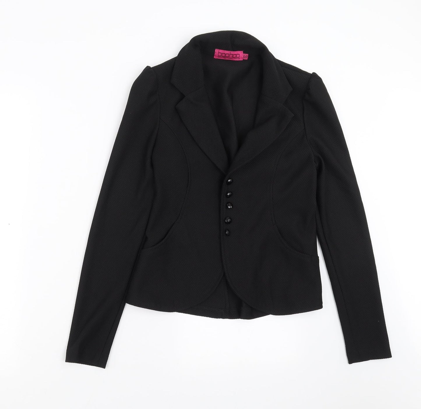 Boohoo Womens Black   Jacket  Size 10