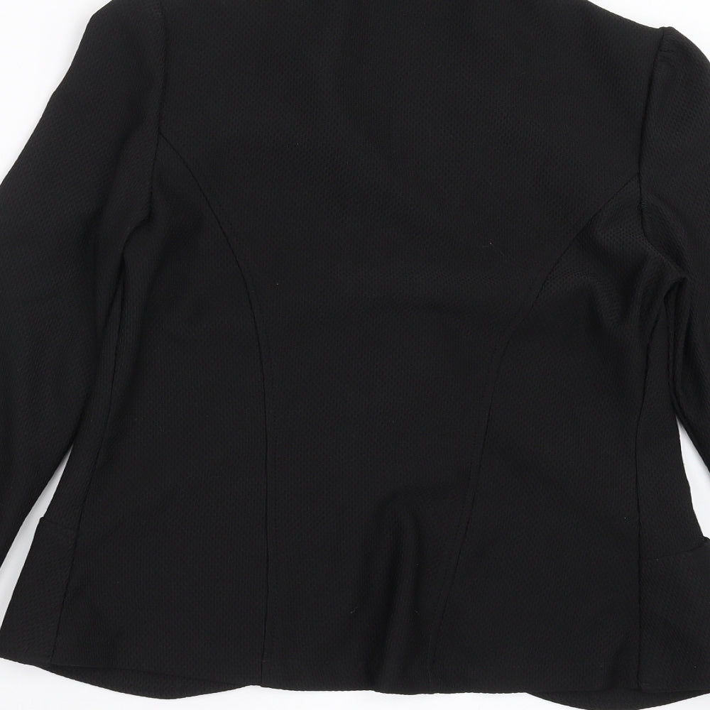 Boohoo Womens Black   Jacket  Size 10