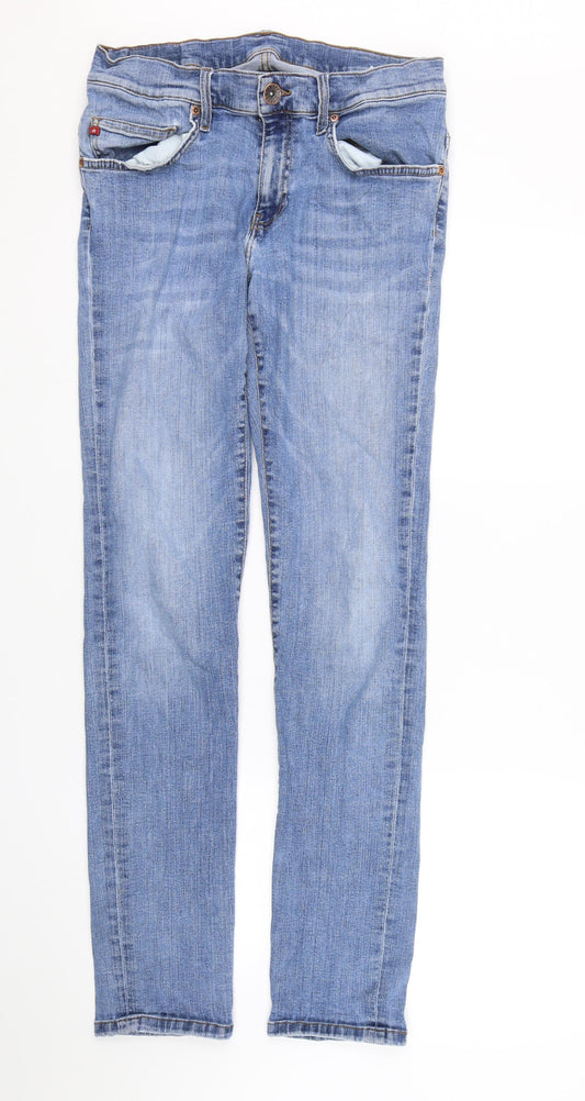 BIG STAR Womens Blue  Denim Skinny Jeans Size 32 L30 in - small hole on back