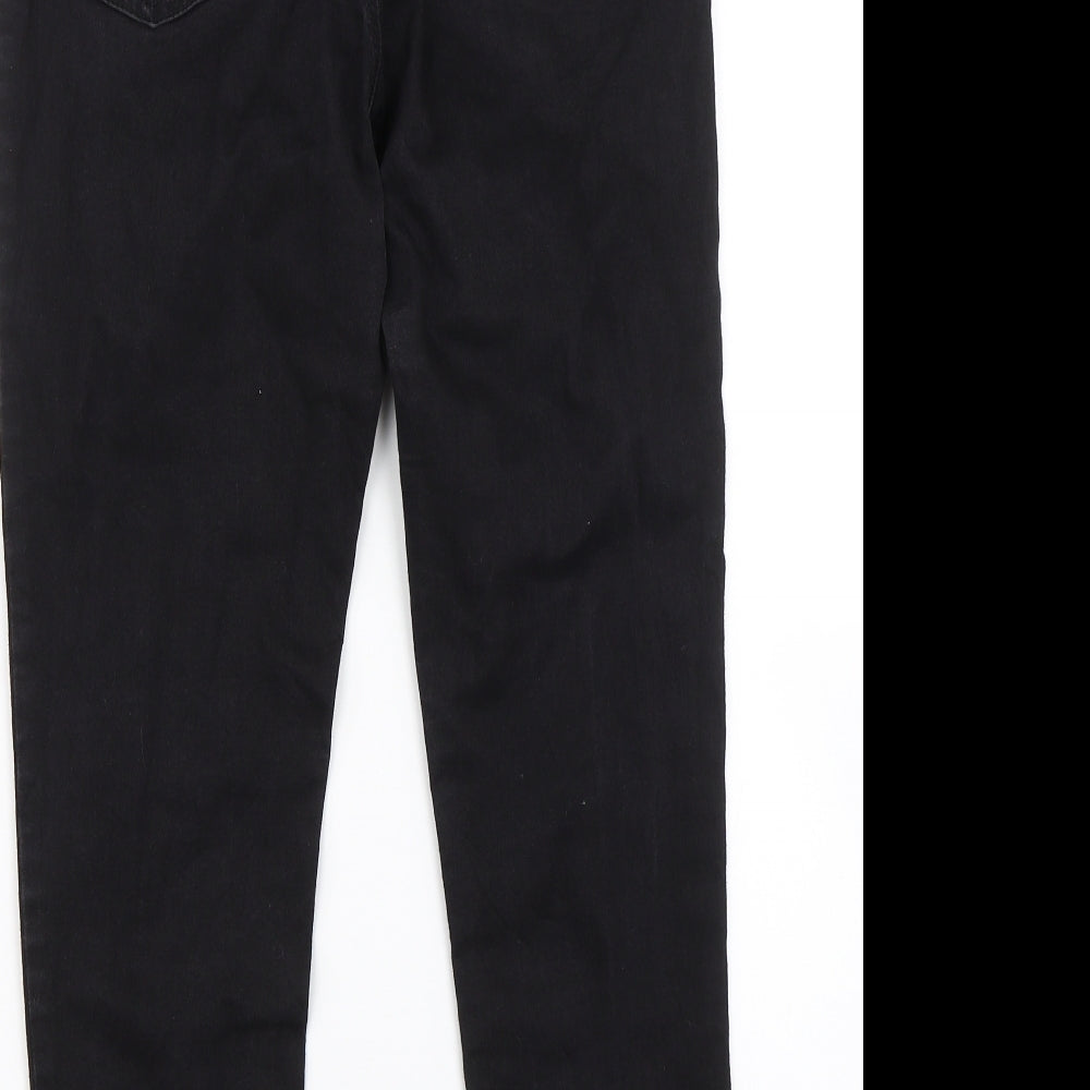 Preworn Womens Black  Denim Jegging Jeans Size S L23 in