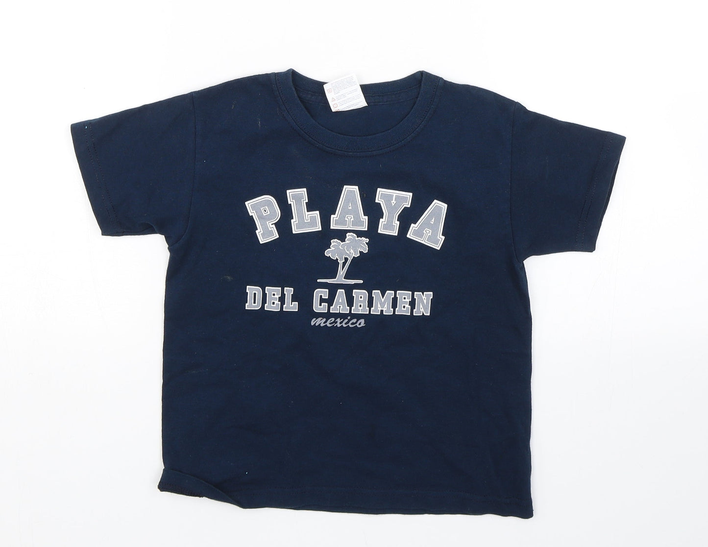 Yazbek Boys Blue   Basic T-Shirt Size 5 Years