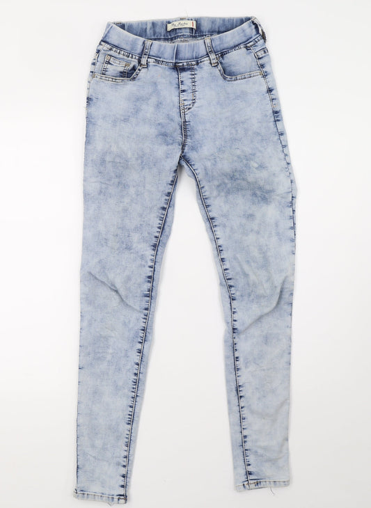 by sasha Womens Blue  Denim Skinny Jeans Size 8 L30 in