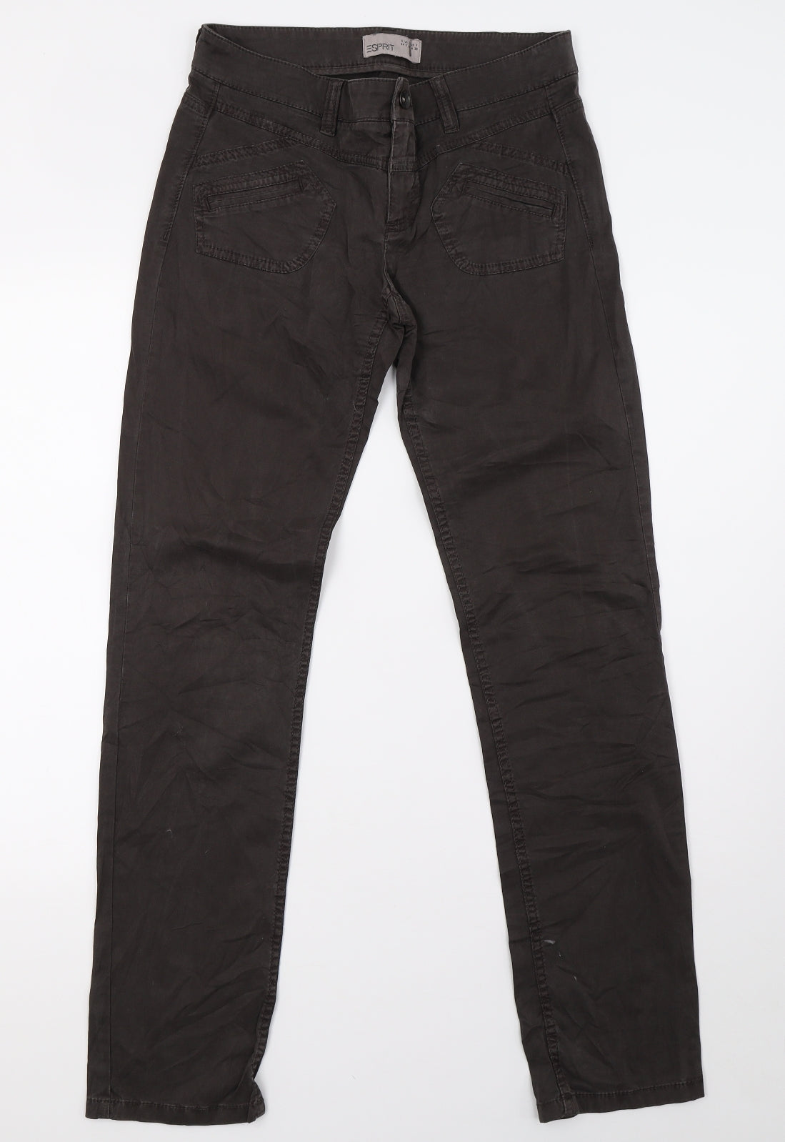 sprit Womens Brown  Denim Trousers  Size 8 L32 in
