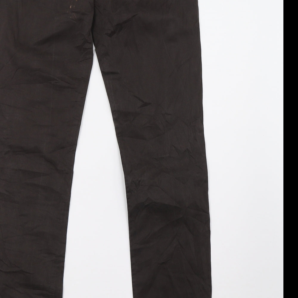 sprit Womens Brown  Denim Trousers  Size 8 L32 in