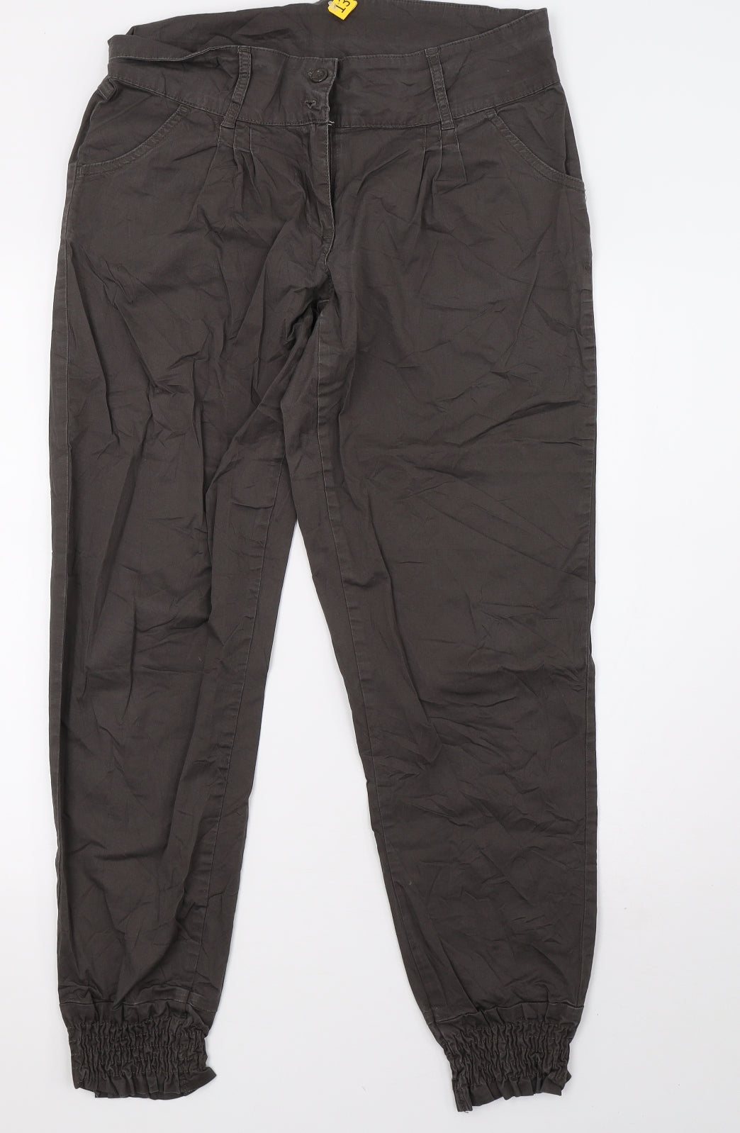 Preworn Womens Grey   Skinny Jeans Size 14 L31 in
