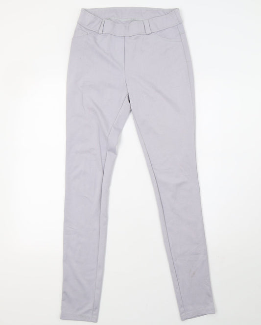 Preworn Womens Purple   Sweatpants Trousers Size 10 L32 in
