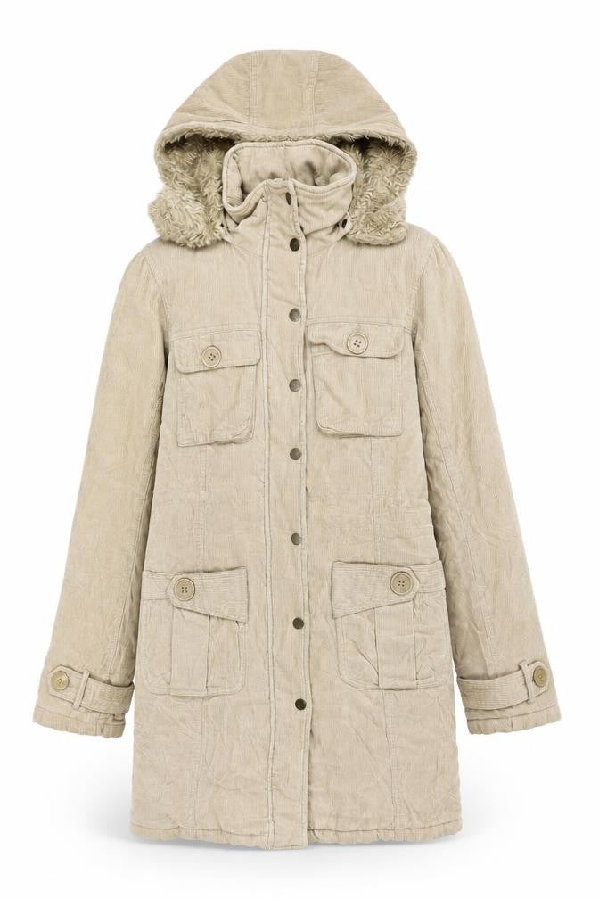 TALLY WEiJL Womens Beige   Overcoat Coat Size 10