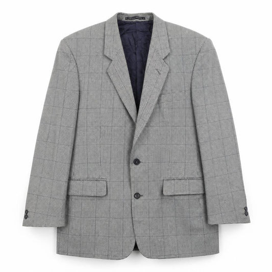 Chatsworth Mens Grey Houndstooth  Jacket Blazer Size L
