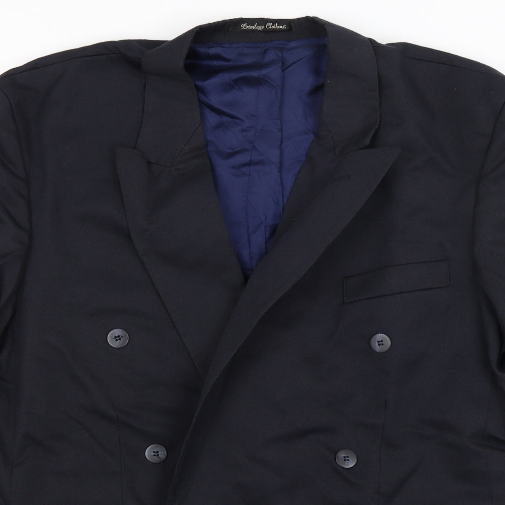 Privilege Clothing Mens Blue   Jacket Blazer Size XL