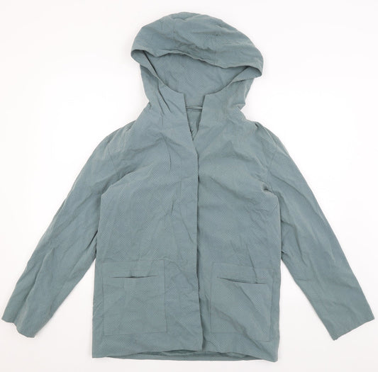 Astraka Womens Blue   Rain Coat Coat Size S