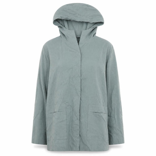 Astraka Womens Blue   Rain Coat Coat Size S