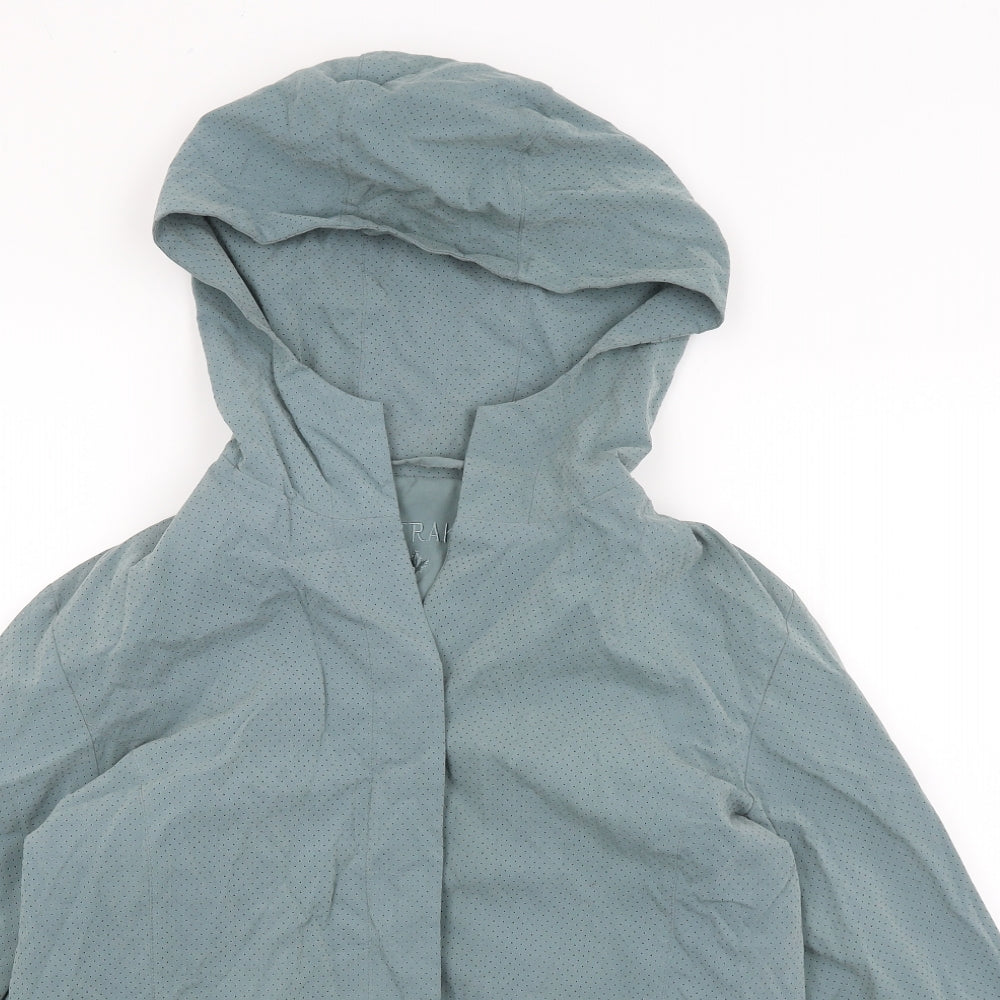 Astraka Womens Blue   Rain Coat Coat Size S