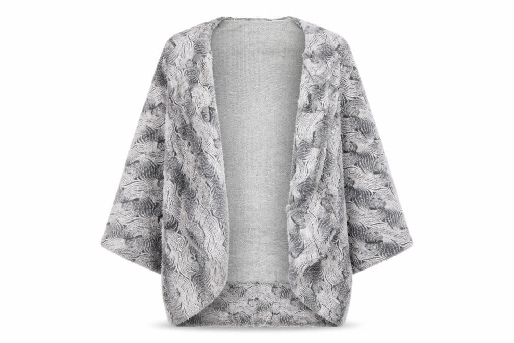 Urban Mist Womens Grey   Wrap Jumper One Size