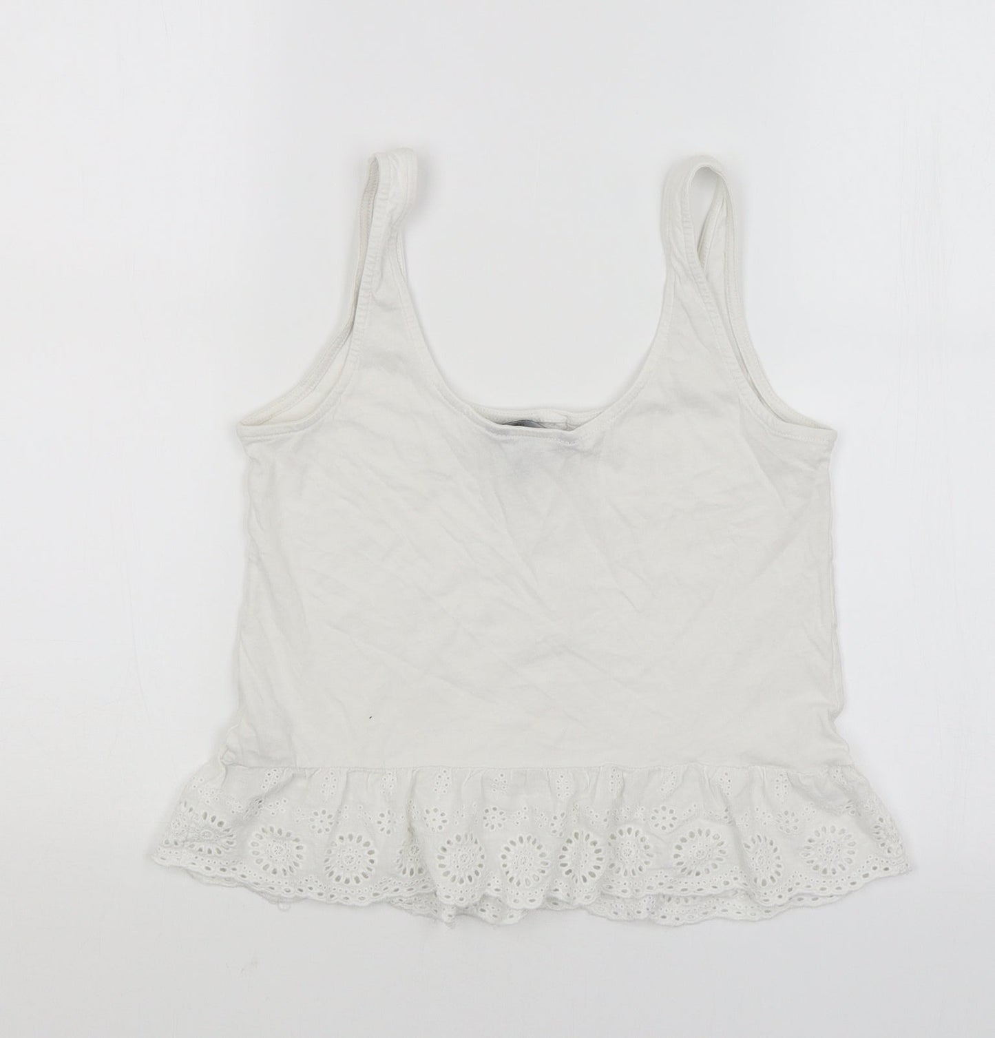 New Look Womens White   Basic T-Shirt Size 6