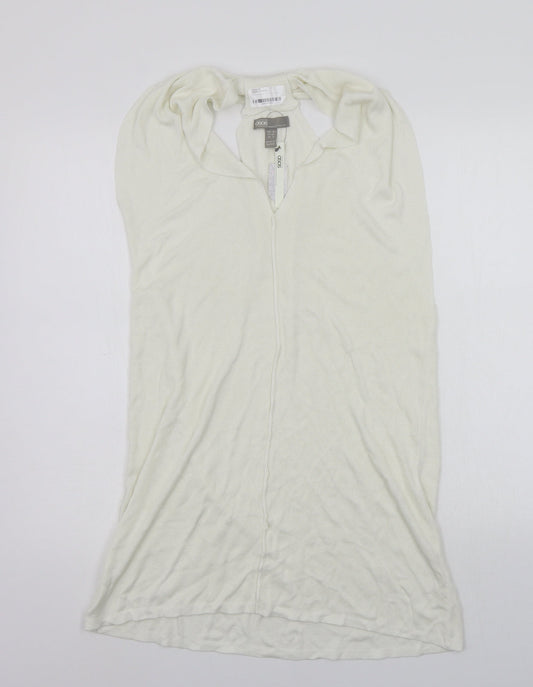 ASOS Womens White   Jumper Dress  Size 8