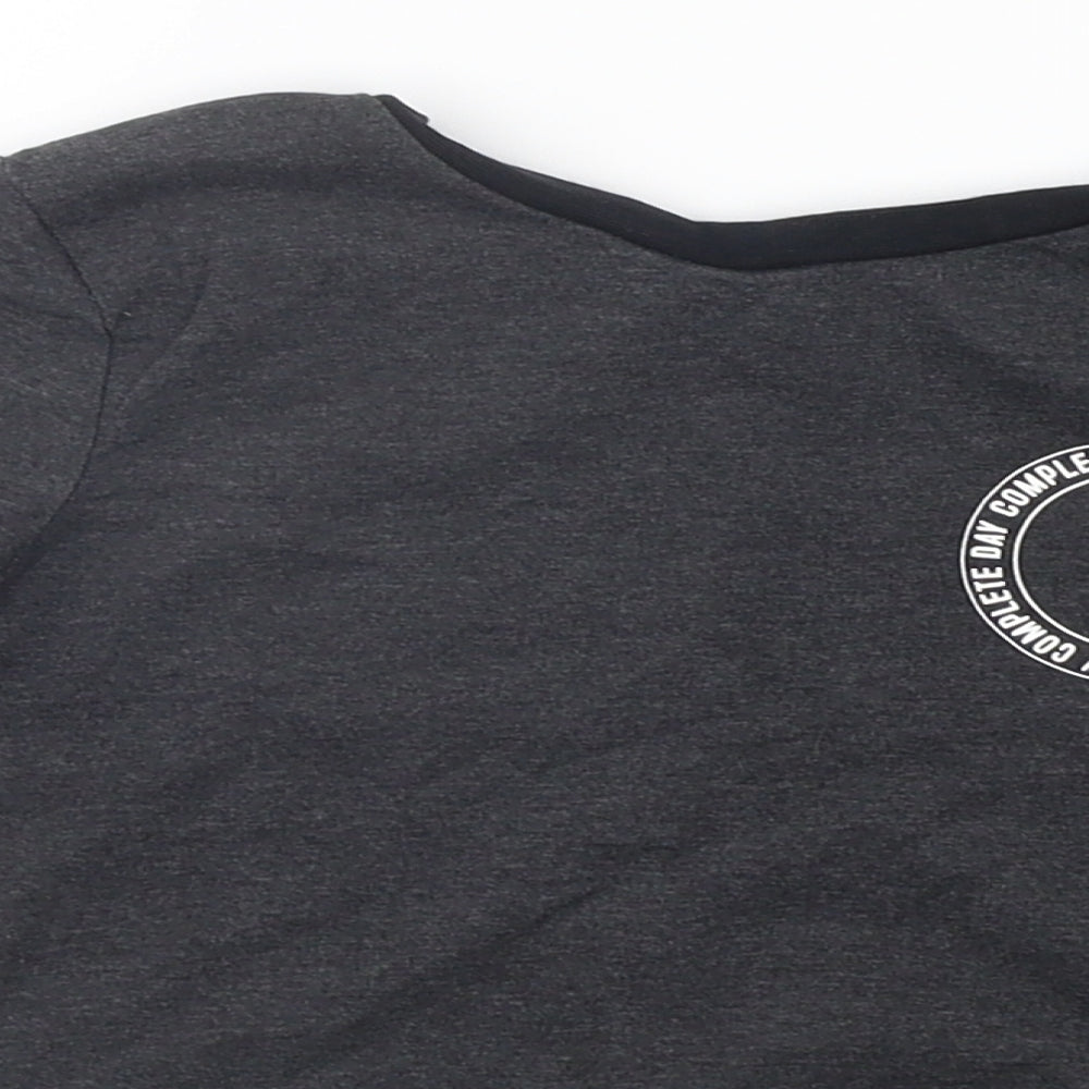 George Girls Grey   Basic T-Shirt Size 4-5 Years