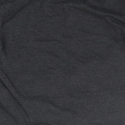 Brand and care label for George girls’ grey basic t-shirt, size 4-5, years