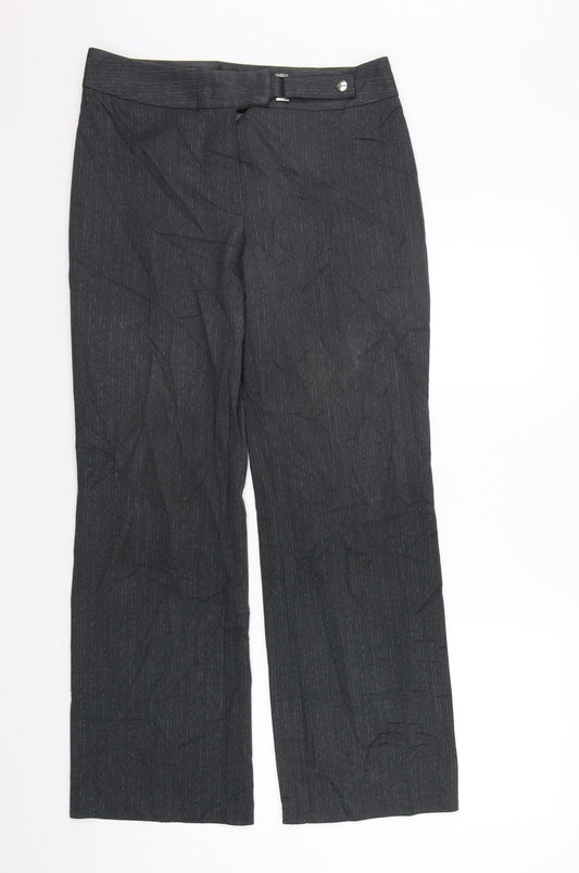 Marks and Spencer Womens Grey   Trousers  Size 12 L29 in