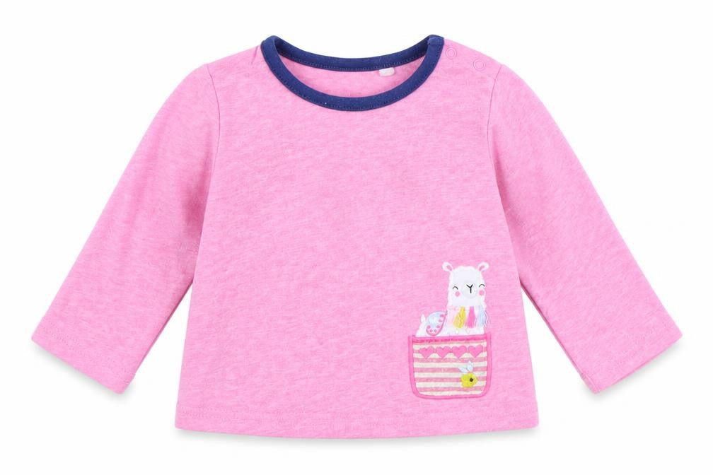 TU Girls Pink   Basic T-Shirt Size 6-9 Months