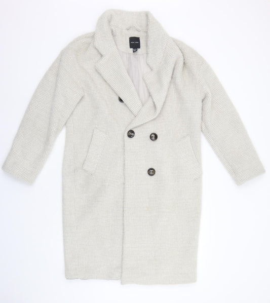 New Look Womens Grey   Jacket Coat Size 12