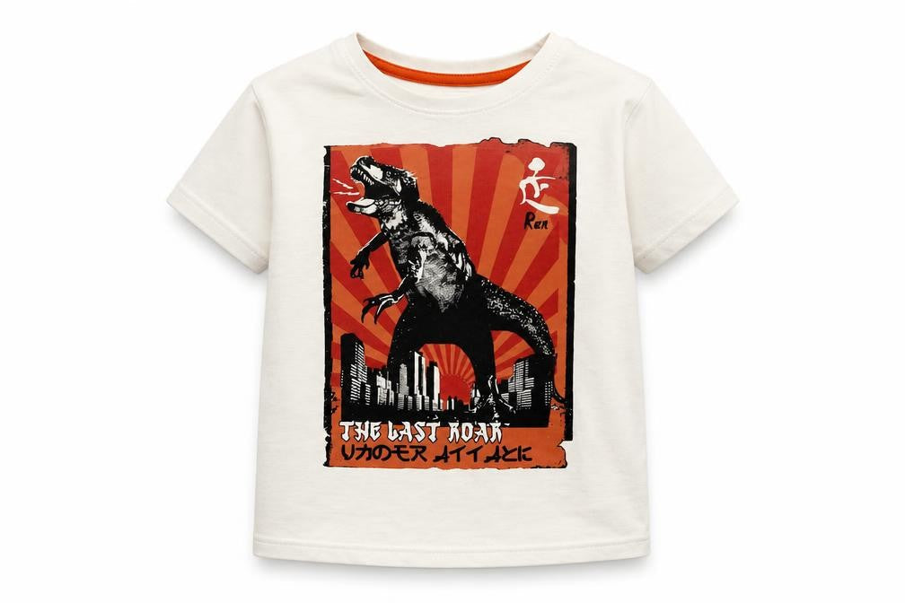 TU Boys White   Basic T-Shirt Size 5 Years