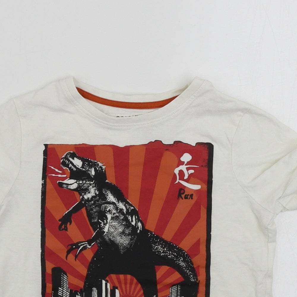 TU Boys White   Basic T-Shirt Size 5 Years