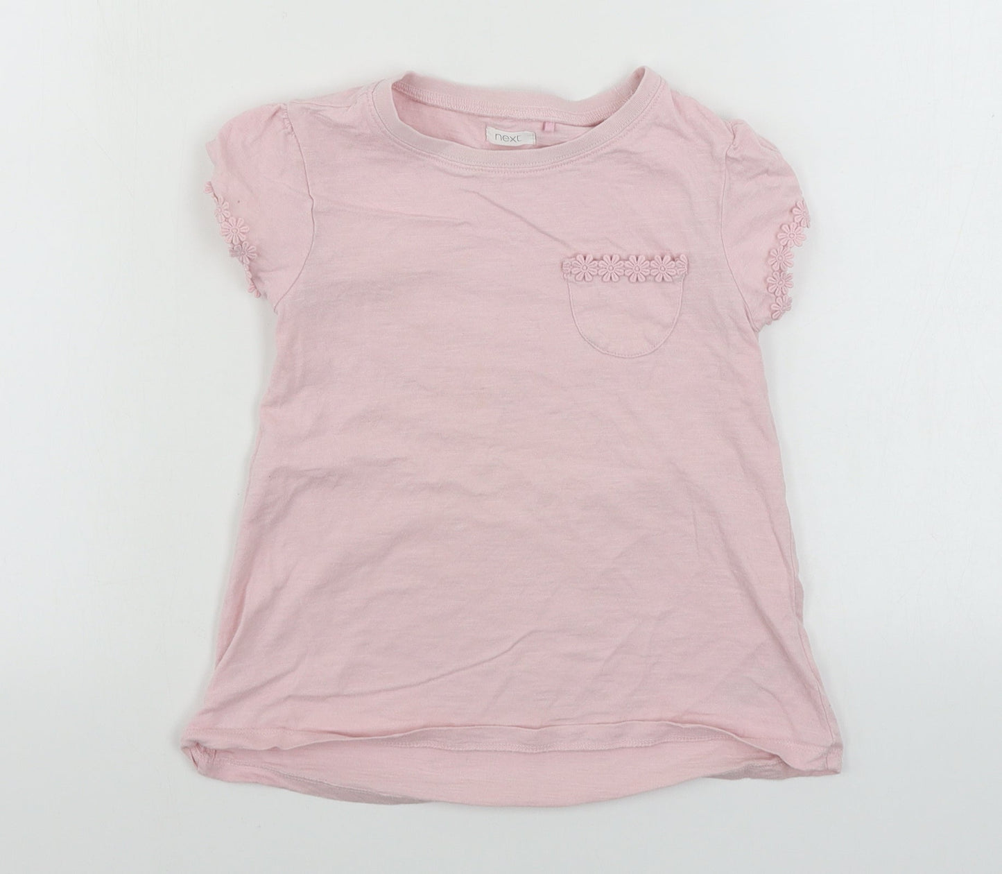 NEXT  Girls Pink   Basic T-Shirt Size 8 Years