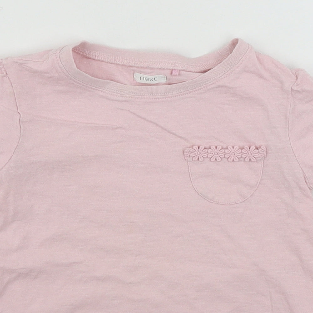 NEXT  Girls Pink   Basic T-Shirt Size 8 Years