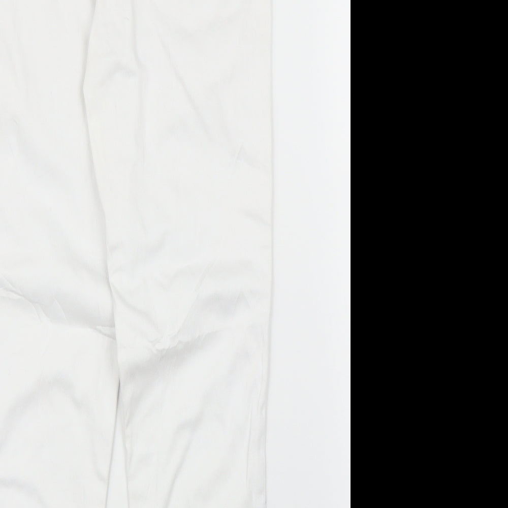 Preworn Womens White   Chino Trousers Size S L26 in