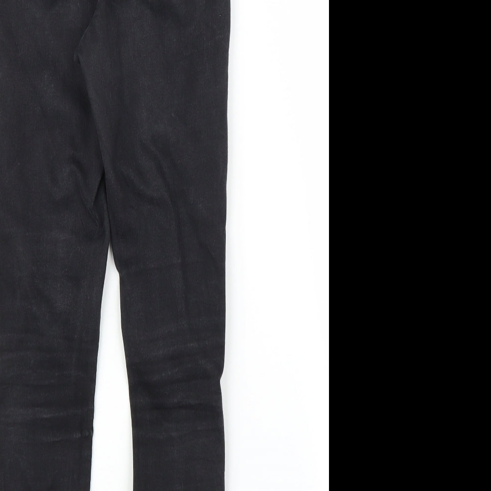 Primark Womens Black  Denim Skinny Jeans Size 12 L24 in