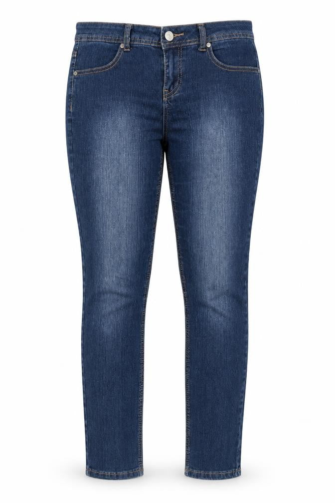 Denim 24/7 Womens Blue  Denim Skinny Jeans Size 10 L26 in