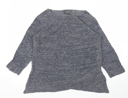 M&S Womens Grey   Basic Blouse Size 10