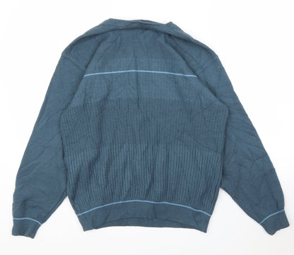Marks & Spencer Mens Blue   Pullover Jumper Size M
