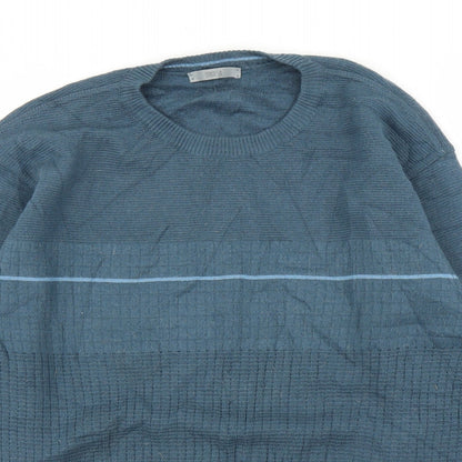 Marks & Spencer Mens Blue   Pullover Jumper Size M