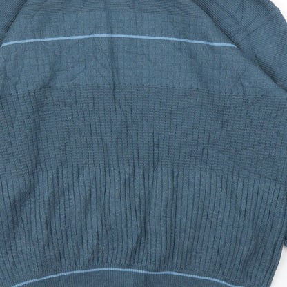 Marks & Spencer Mens Blue   Pullover Jumper Size M