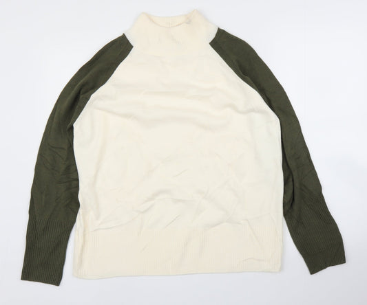 M&S Mens White   Pullover Jumper Size M