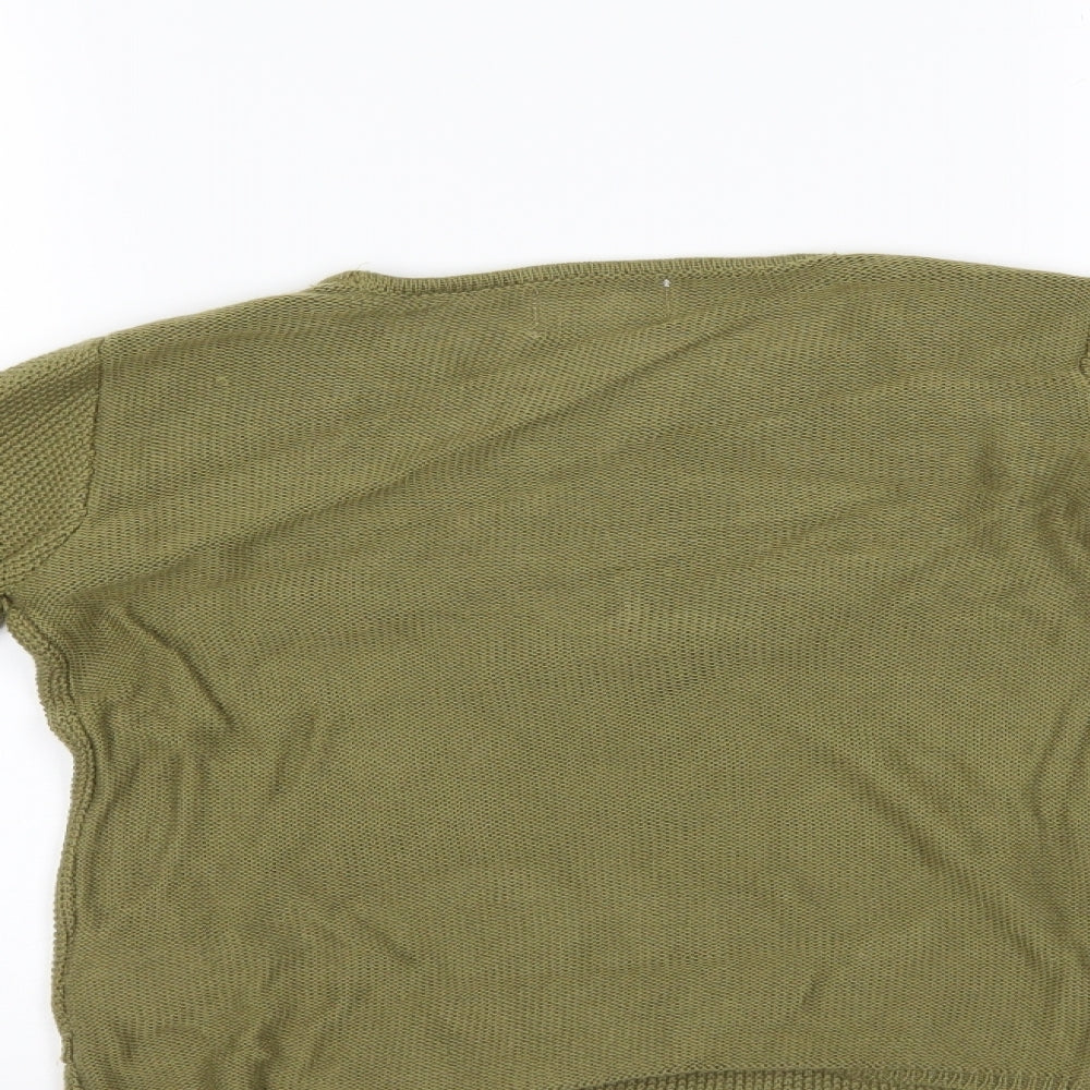 Zara Girls Green   Pullover Jumper Size 9-10 Years