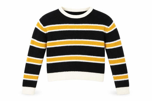 H&M Womens Multicoloured Striped  Pullover Jumper Size M