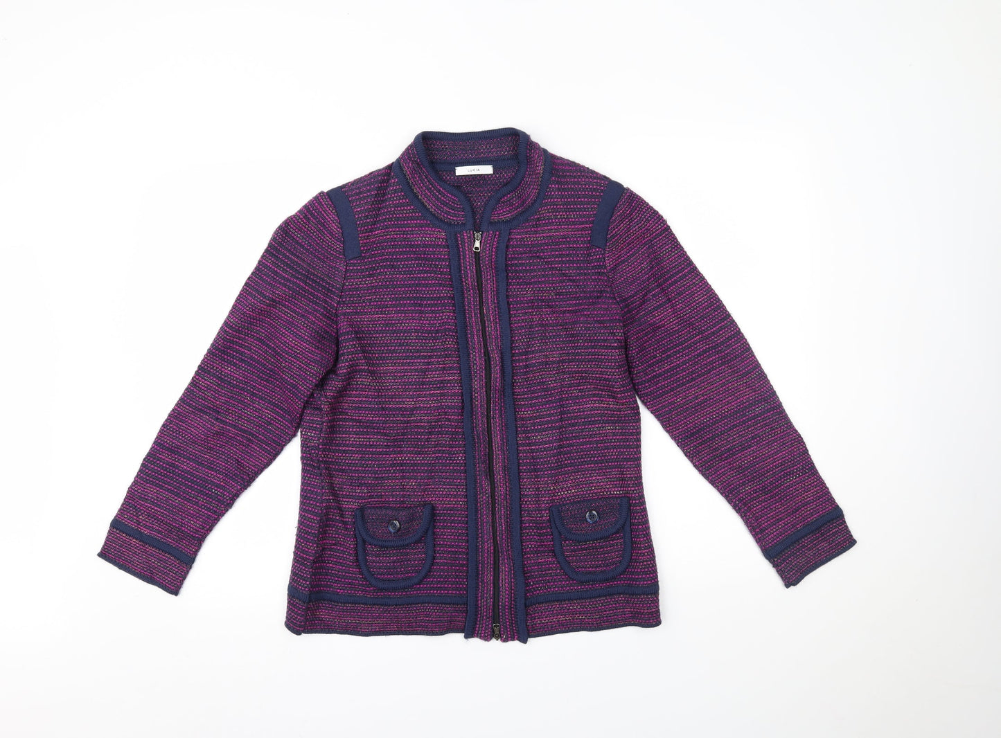 LUCIA Womens Purple   Jacket  Size 14
