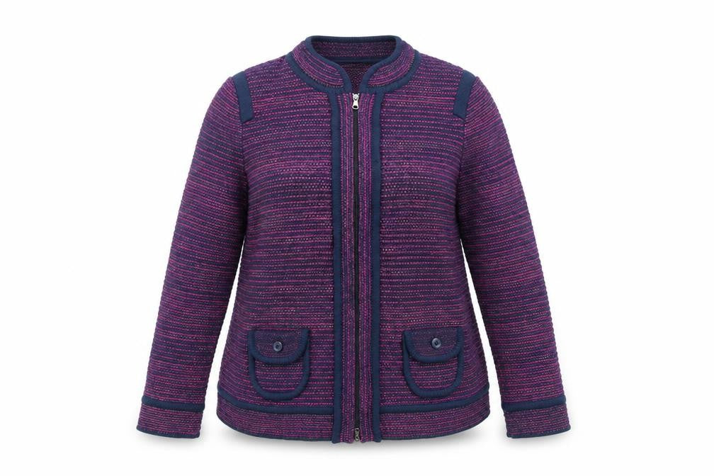 LUCIA Womens Purple   Jacket  Size 14