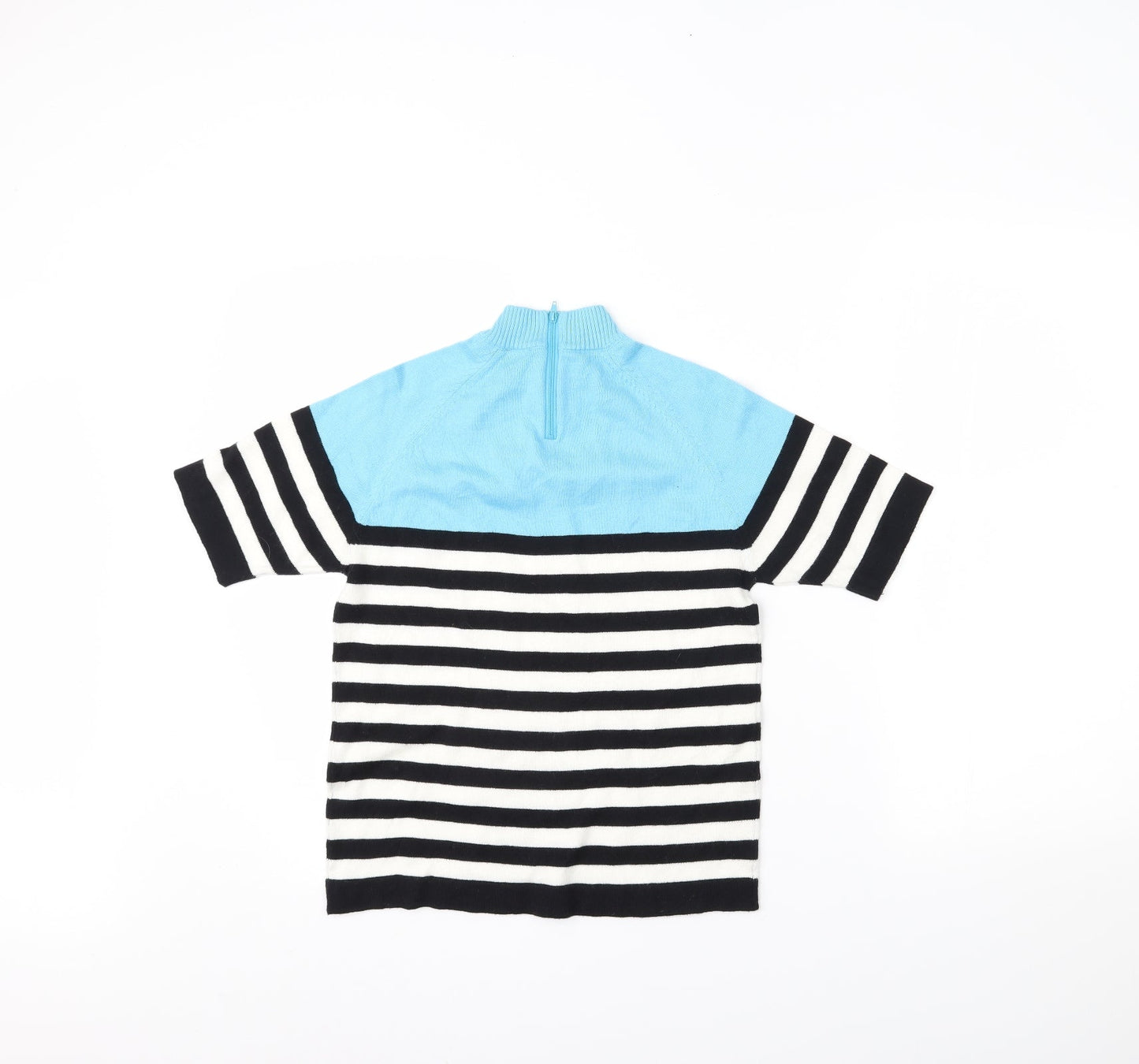 pope england Womens Multicoloured Striped  Basic T-Shirt Size XS